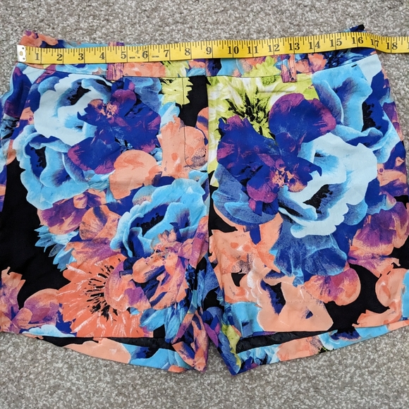Worthington floral neon printed shorts - Picture 8 of 12